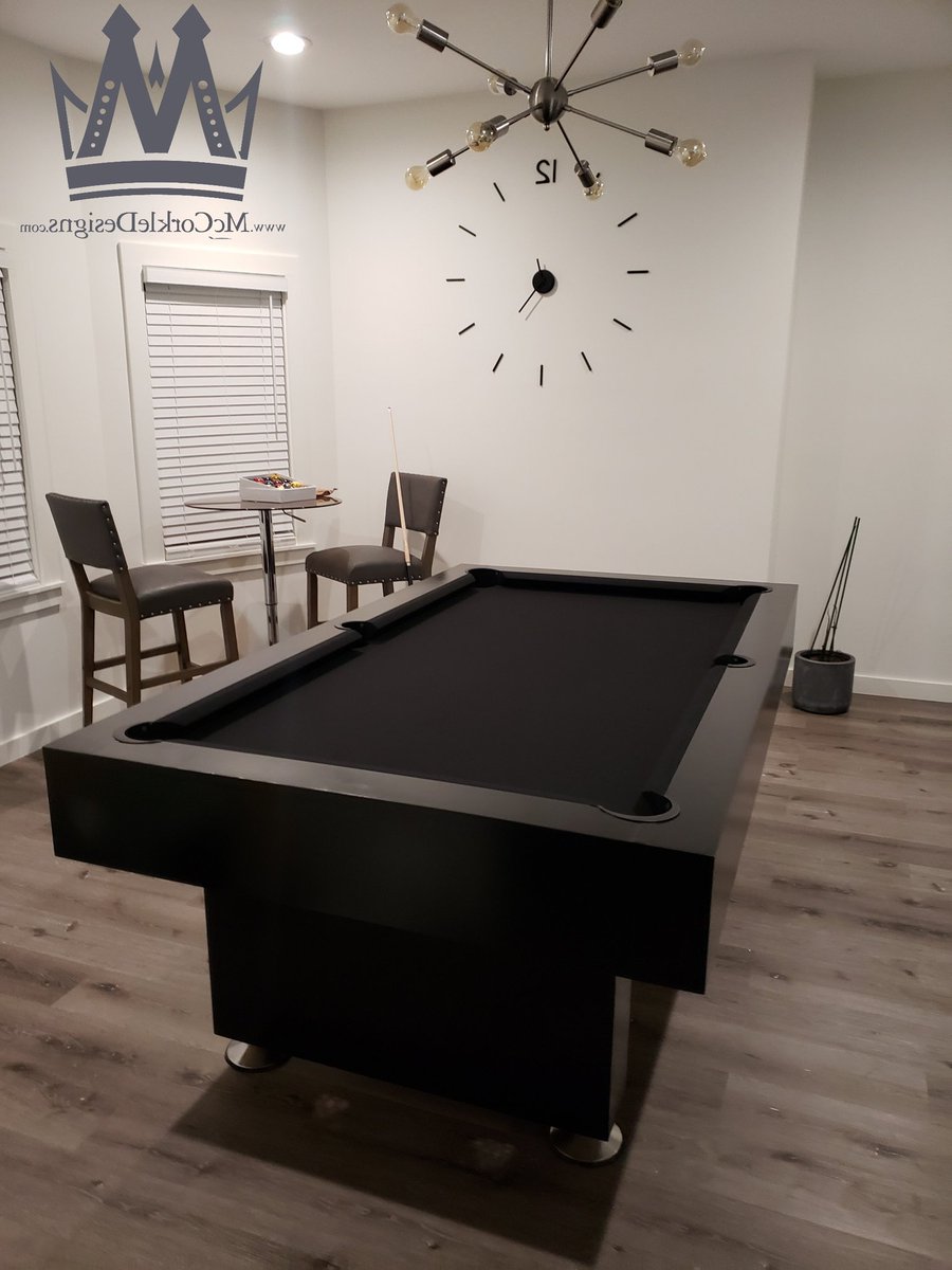 McCorkleDesigns's tweet photo. #8ft #Victoria #style #pooltable #billiards🎱 #game #custom #company #All #black #felt &amp; #finish #design #furniture #homedecor #modern #contemporary #steampunk #wood #company #penthouse #suite #studiolife #events #production #customfurniture  #california https://t.co/AjdIX8h5PB