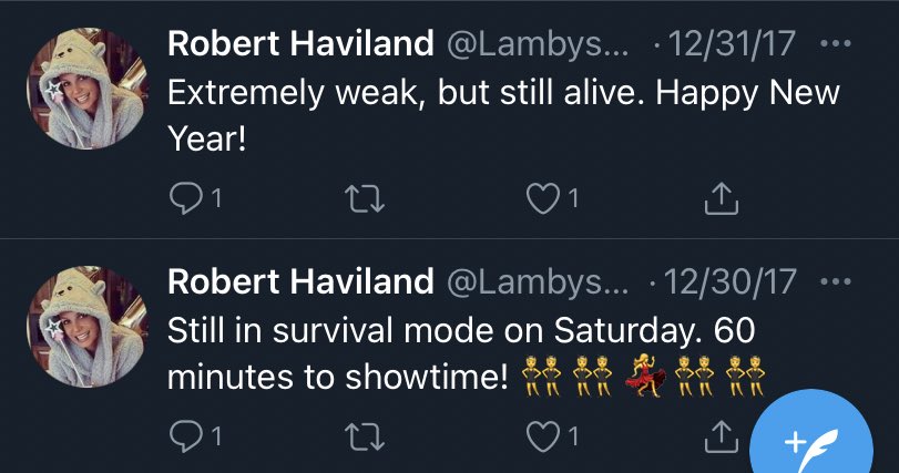 But on a happy note, Robert was able to see Britney perform one more time on New Years Eve. The final tweet by  @LambysPoet was posted the next day.  #FreeBritney