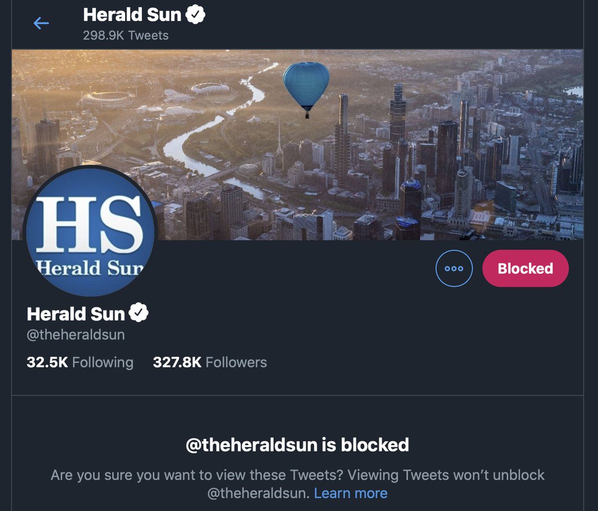 grosvenorstreet's tweet photo. #BlockHeraldSun seems to work. So I tried it with another one #BlockDailyTelegraph https://t.co/DJtLoARZEs