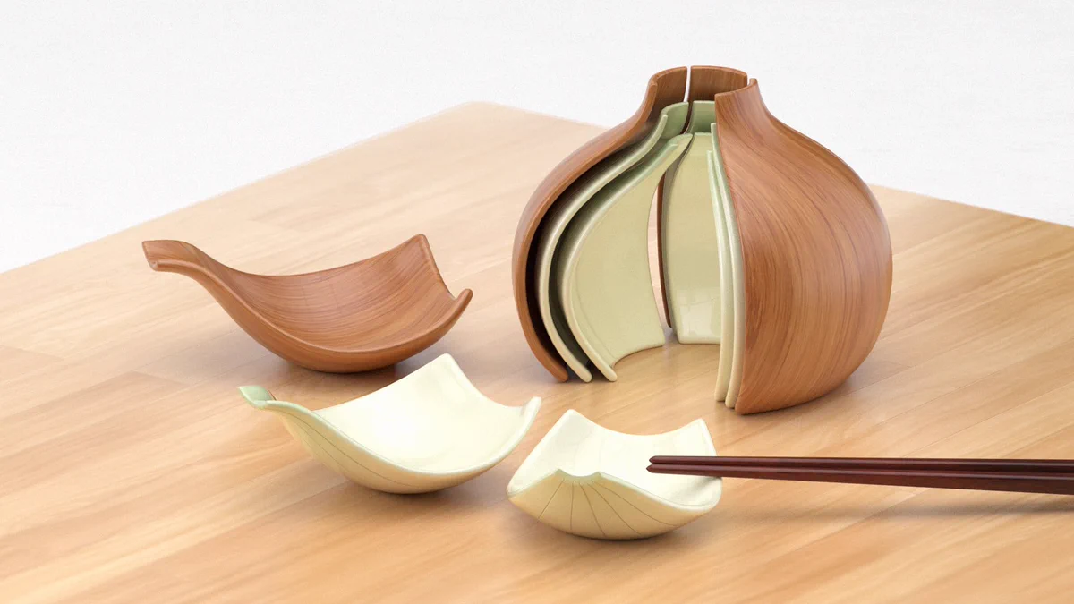 可愛くてオシャレ！使いどころ豊富なタマネギの小皿！