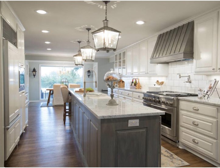 LindsieChrisley's tweet image. Do you prefer kitchen 1 or 2?