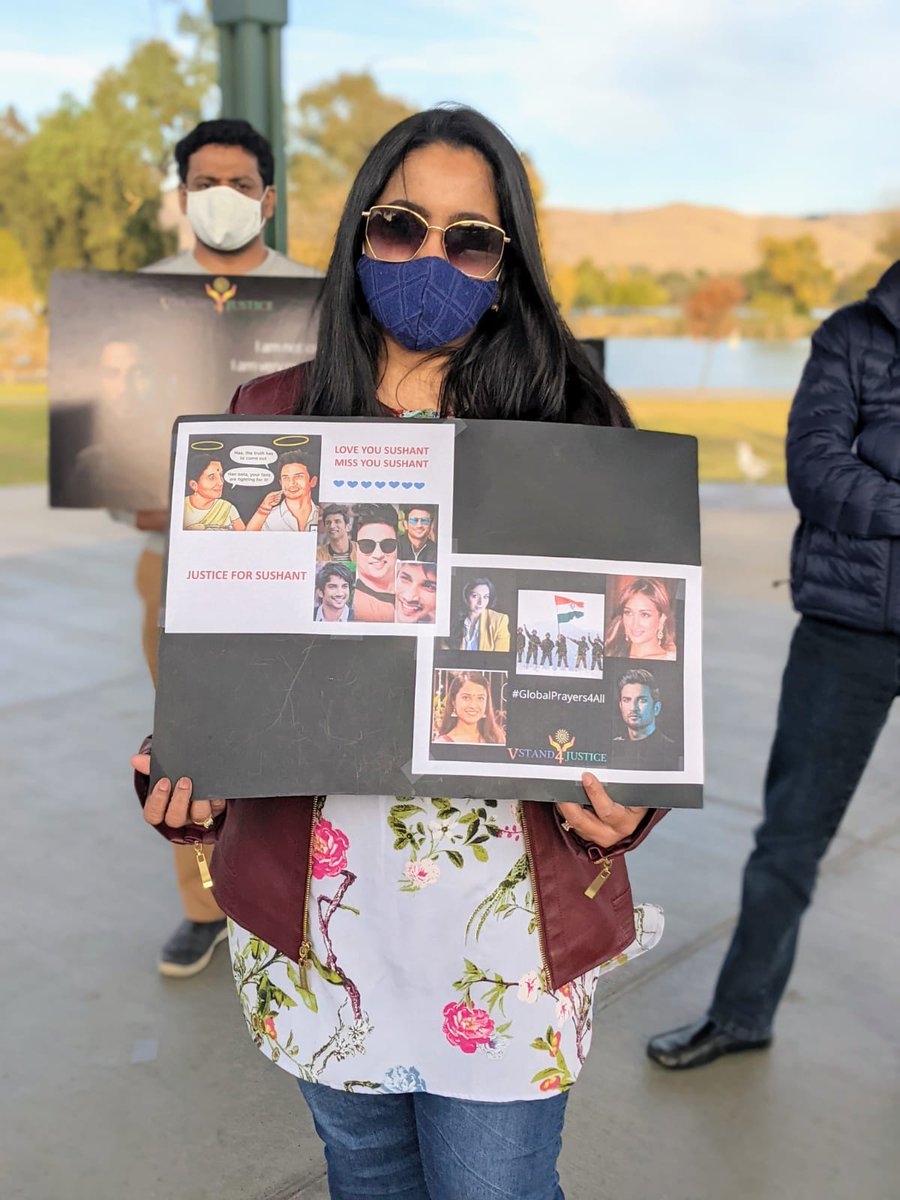 varunkapurz's tweet photo. Candle Light Vigil in San Francisco, CA organized by @vstand4justice Team &amp; supported by #SSRWarriors from the Bay Area🕯️🙏🏻 Share your pics as well who joined the online Candle March ❤️ @shwetasinghkirt @vikirti @JiahKhanJustice @pdrani15 @nilotpal60 @rubyruprai @vstand4justice https://t.co/UET2DAGn9O