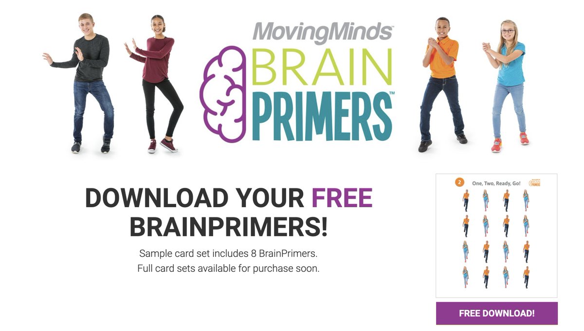 DrLynneKenney's tweet photo. 3-minute cognitive-motor #BrainBreaks and #BrainBosters that get your students moving with meaning and smiling with joy. Academic & social engagement with meaningful movement https://t.co/28H8DHOTYY #BrainPrimers Activities that work! https://t.co/RWtlLO8IcZ