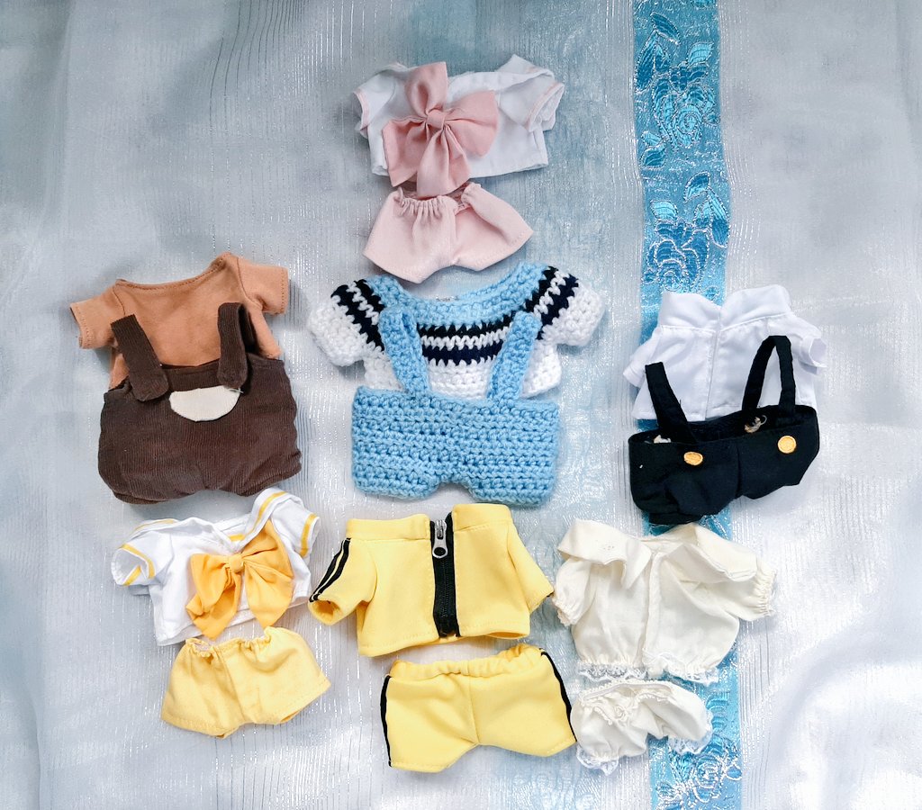 jameowr's tweet photo. [WTS PH/WW] PLS RT 🙏
ONHAND 20cm Doll clothes for sale. For sure buyers only.

150php/set

#exodolls #wts #exo #exodoll #sehun #chanyeol #xiumin #dollclothesph https://t.co/gJoS45CqcL
