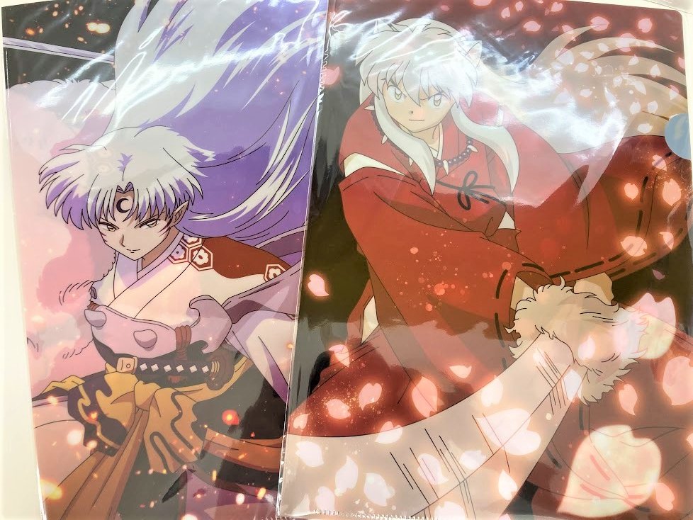 🌟＃犬夜叉🌟 『クリアファイル 静の刻 犬夜叉/殺生丸』 『クリア