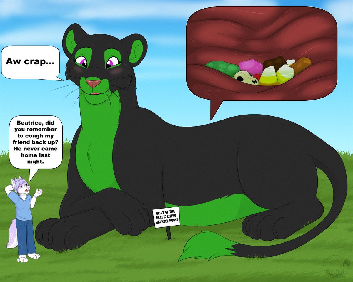 The day after Halloween... seems that Beatrice might have forgotten something... oops.
Art by <a href="/GothicSiamese/">🍀Gothic Siamese (Monique)🍀</a>