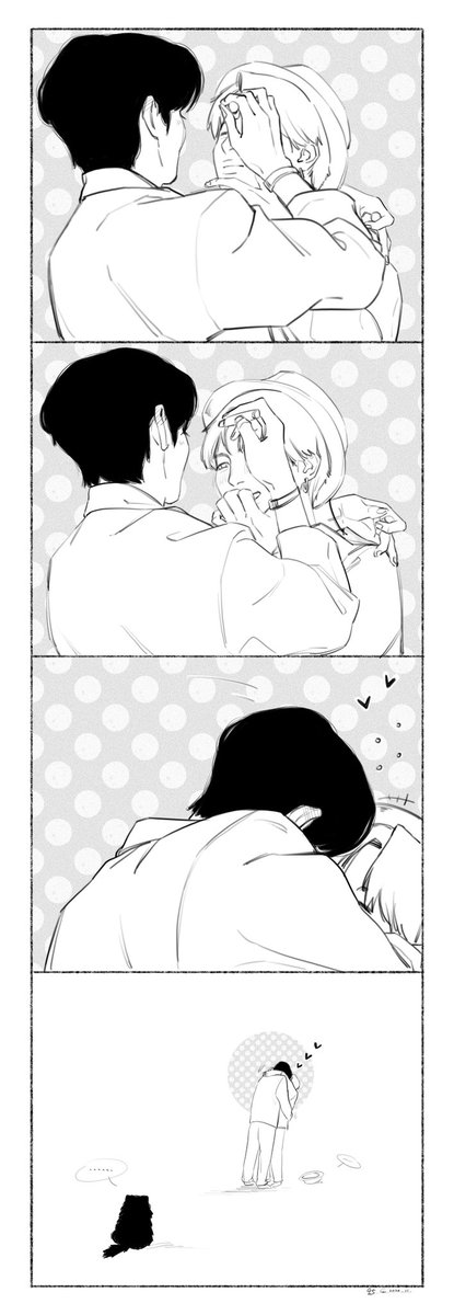 补充:【金碳的日常】
碳:决定了,不早不晚俺今晚就启航汪汪汪汪 ​​​

#vmin #vminfanart #VMIN 