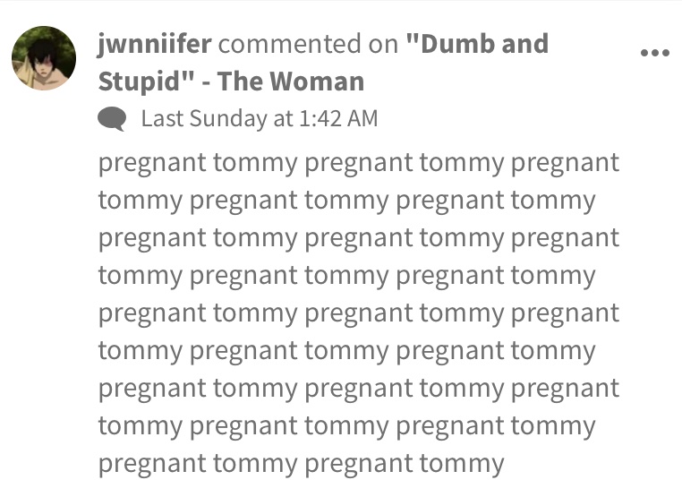 keknobechno's tweet photo. // pregnant tommy

let's see what was commented on dns, part uh, 3 me  thinks https://t.co/ztFbJgcEOP