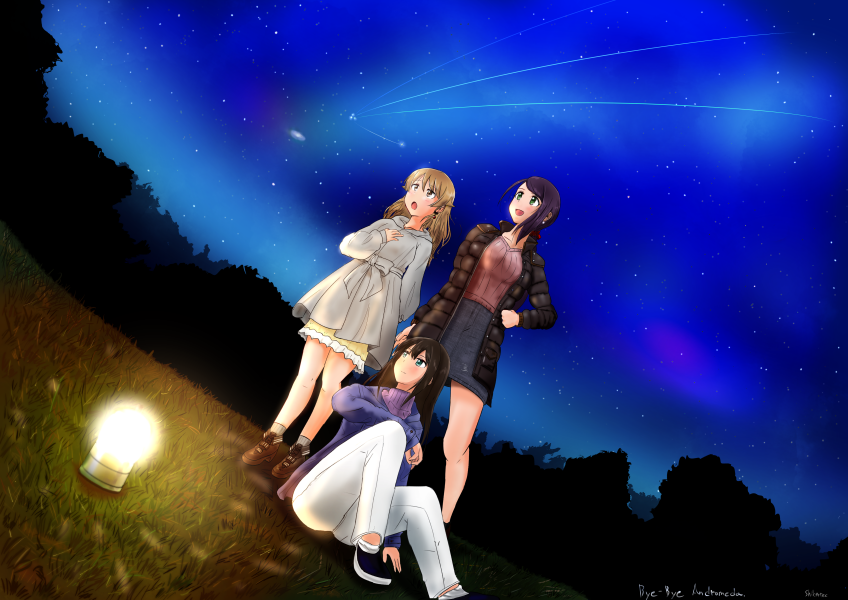 アンドロメダ組イラスト【再掲】
割と時期バラバラ。
っていうか美玲のって飛鳥以外今度のデレラジのメンバーじゃないか。楽しみ～。 
