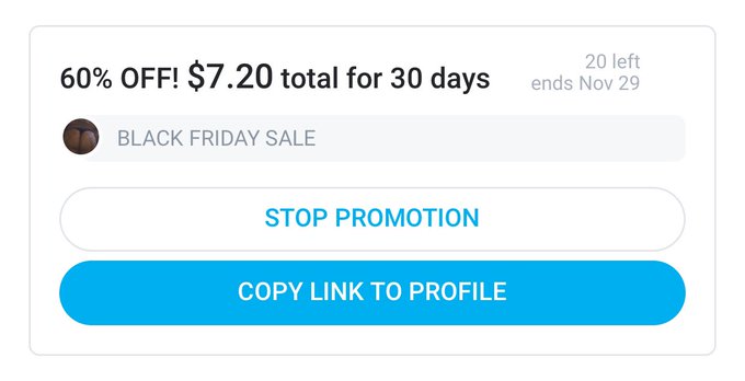 20 spots for my Black Friday sale! Come get it 😛 https://t.co/x9cdHgMOcf https://t.co/gE0n4zS1xa<a href="/tag/onlyfans"class="tags"><span>#onlyfans</span></a><a href="/tag/onlyfansgirl"class="tags"><span>#onlyfansgirl</span></a><a href="/tag/onlyfansbabe"class="tags"><span>#onlyfansbabe</span></a><a href="/tag/onlyfa"class="tags"><span>#onlyfa</span></a>