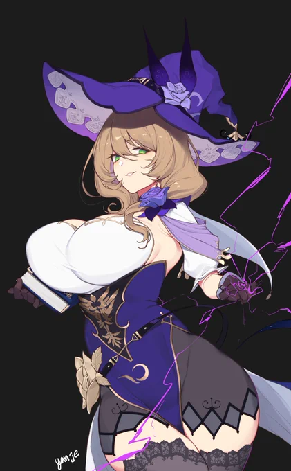 #Genshin_Impact  Lisa 