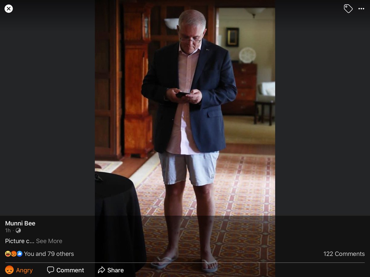 14luxor's tweet image. Who does #ScottyFromMarketing think he’s kidding. The #DaggyDad has passed its useby date and we see him for the fraudulent TentSpiv he is. #ScottysGapYear ⁦@abcnews⁩ #LNPCrimeFamily #auspol #thedrum