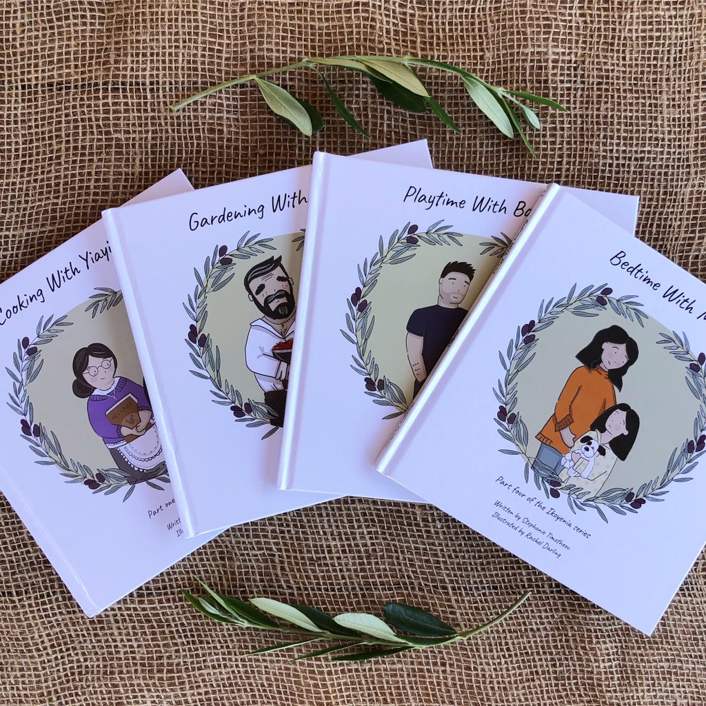 stephtimotheou's tweet photo. Four books published in 10 months 🥰💙 If you’re raising bilingual kids, check out my website https://t.co/f74ZMOkDw5 where you can pre-order your collection now! #learngreek #bilingualkids #greekkids #adelaideauthor #greekbooks #childrensbooks #bilingualbooks #greeksoftwitter https://t.co/kOeo1GW7YK