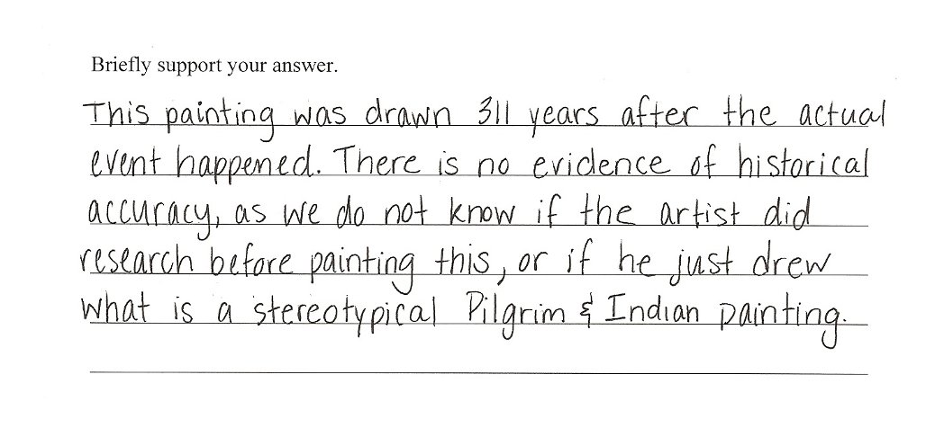 And then, finally, the rarer response that sources the painting and raises questions about what the artist knew and the kind of research he did (or didn't) do.