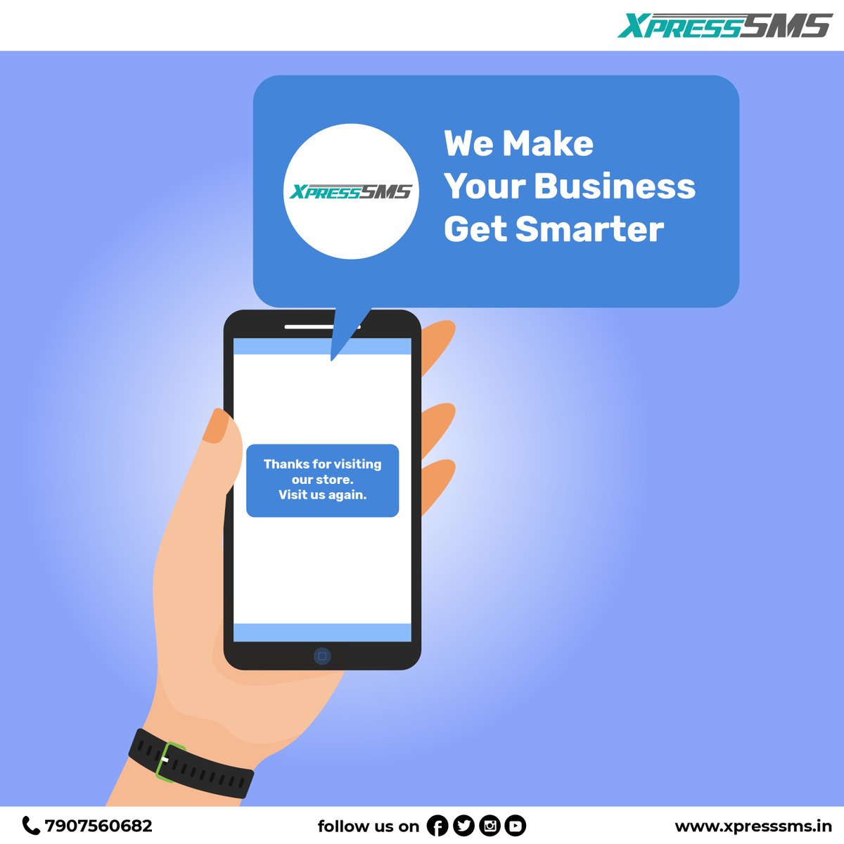 sms_xpress's tweet photo. We make your Business get smarter....
✅ (+91) 790 756 0682 📱
✅ https://t.co/YKNyMecfMb 🌐

#BulkSMSforSchoolsintrivandrum #BulkSMSSolutionsintrivandrum #bulkSMSprovider #bulkSMSserviceInTrivandrum #bestservice #BulkSMStvm #BulkSMSkerala #bestBulkSMSkerala #SMSKerala #BulkSms https://t.co/VsjvWObYtV