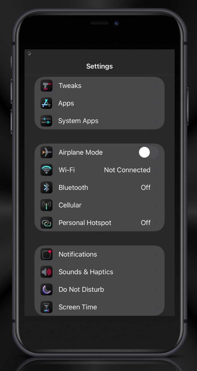 ProfeJuAntonio's tweet photo. 💥 SUTILES DEGRADADOS EN ELEGANTE TEMA DARK 🔥

#Blackwarn Theme 🎨 https://t.co/nA9sw15rR6

🎁 Regalo 🔟 licencias, sólo debes:
1️⃣ Seguir a @jesus_punk08 @ProfeJailbreak y a mí ✨
2️⃣ Dar #ReTweet y ❤️ a esta publicación📌

✨Modifica:
📱 Iconos
⚙️ Ajustes
🔔 Badges
📂 Carpetas https://t.co/U15szhGVDj