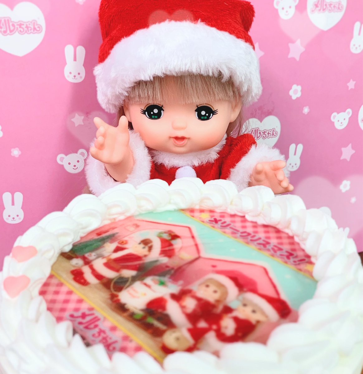 Uzivatel メルちゃん 公式 Na Twitteru わーい ケーキ みんなも ぜひ クリスマスに メルちゃんのケーキ たべてみてね T Co Qt60ntq1t0