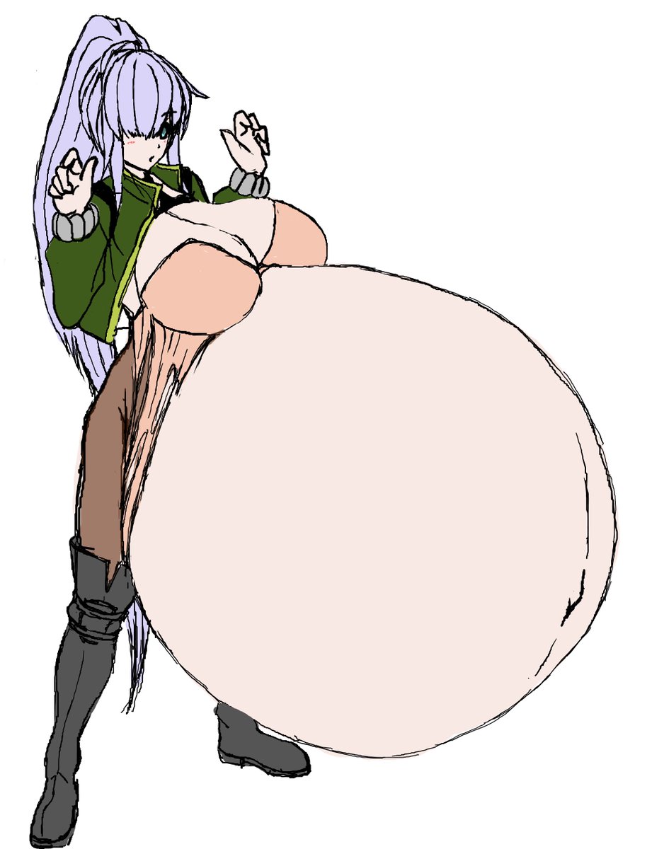 #いい妊婦の日②
いつかは完成させたいけど未だ放置してる下絵
I'd like to finish it someday, but it's still a work in progress 