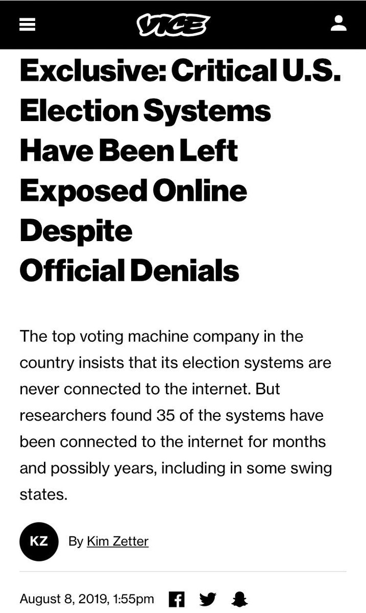 Exhibit A, B, C and D that until recently it was not LOL CRAZY and “undermining our democracy” to talk about election hacking.H/T  @JackPosobiec and paging the sophisticated conservatives who are joining in with Dems to LOL at Trump for now claiming the same.