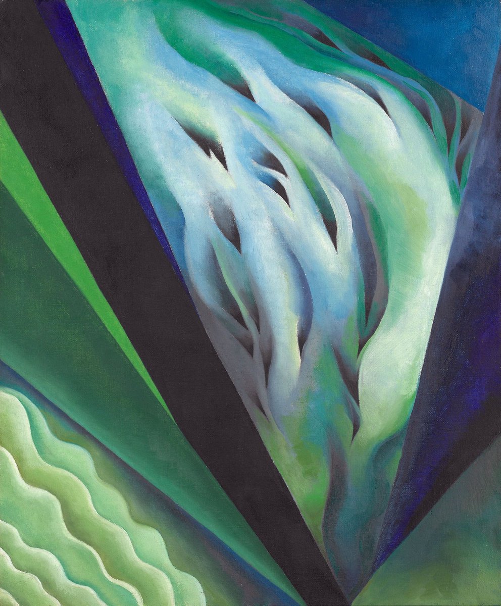 Arteymas_'s tweet photo. Música azul y verde, Georgia O'Keeffe, 1919 https://t.co/5jBTW7INpZ