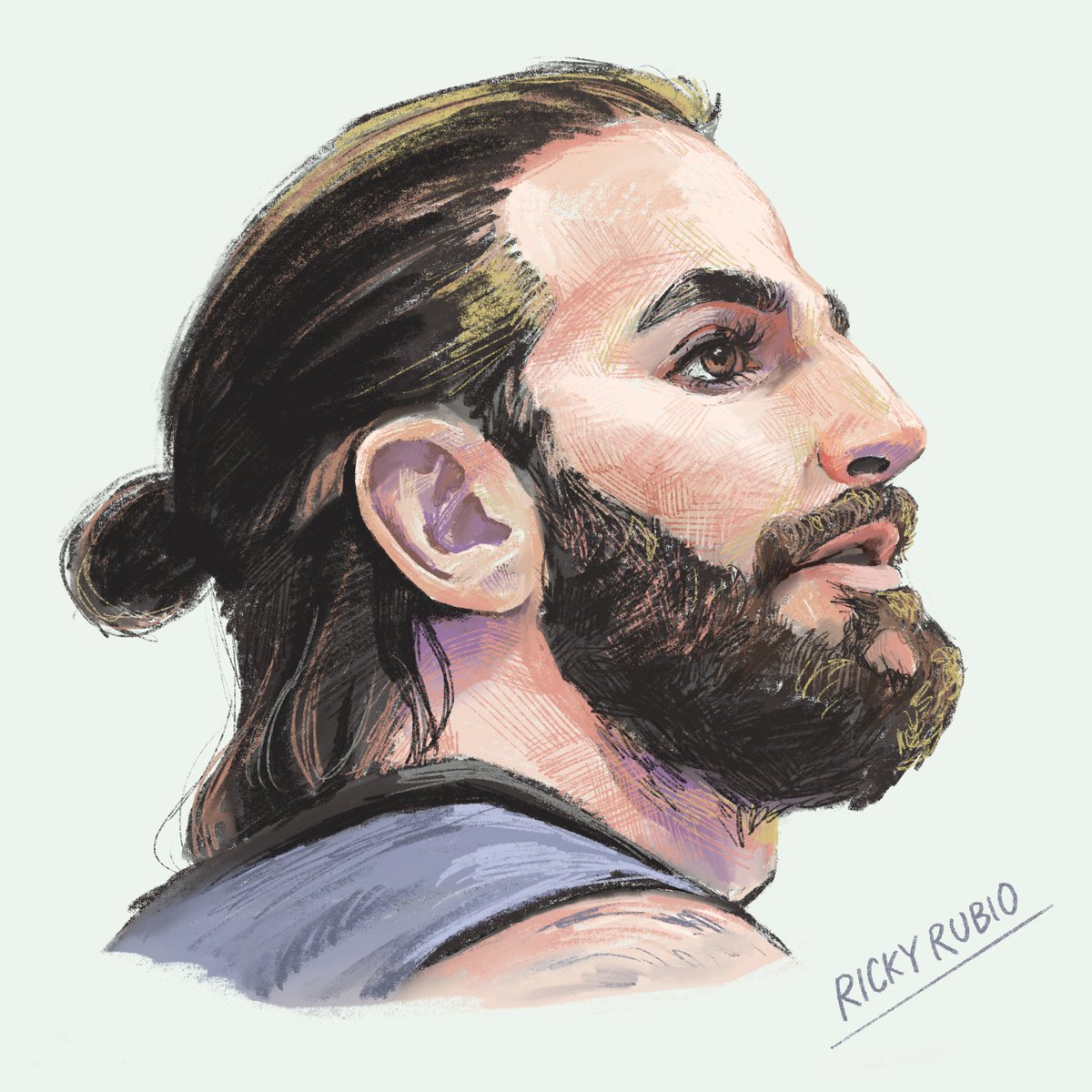 mqdiner's tweet photo. Ricky Rubio
リッキー・ルビオ
#nba
#nbaart
#MQdrawing
1時間半描いちゃった https://t.co/hO7d4guwKw