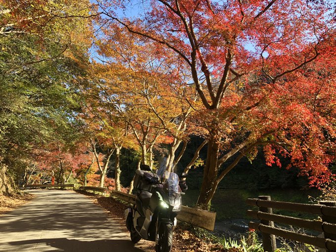 11 22 毛呂山町 鎌北湖の紅葉 桂木ゆず巡りツーリング ダー岩井のツーリング写真館へようこそ