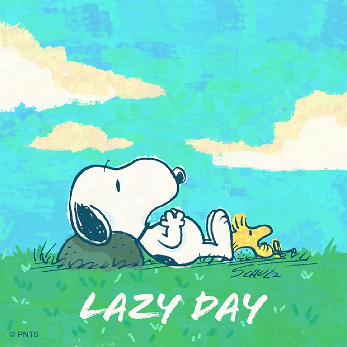 Having a lazy day today.