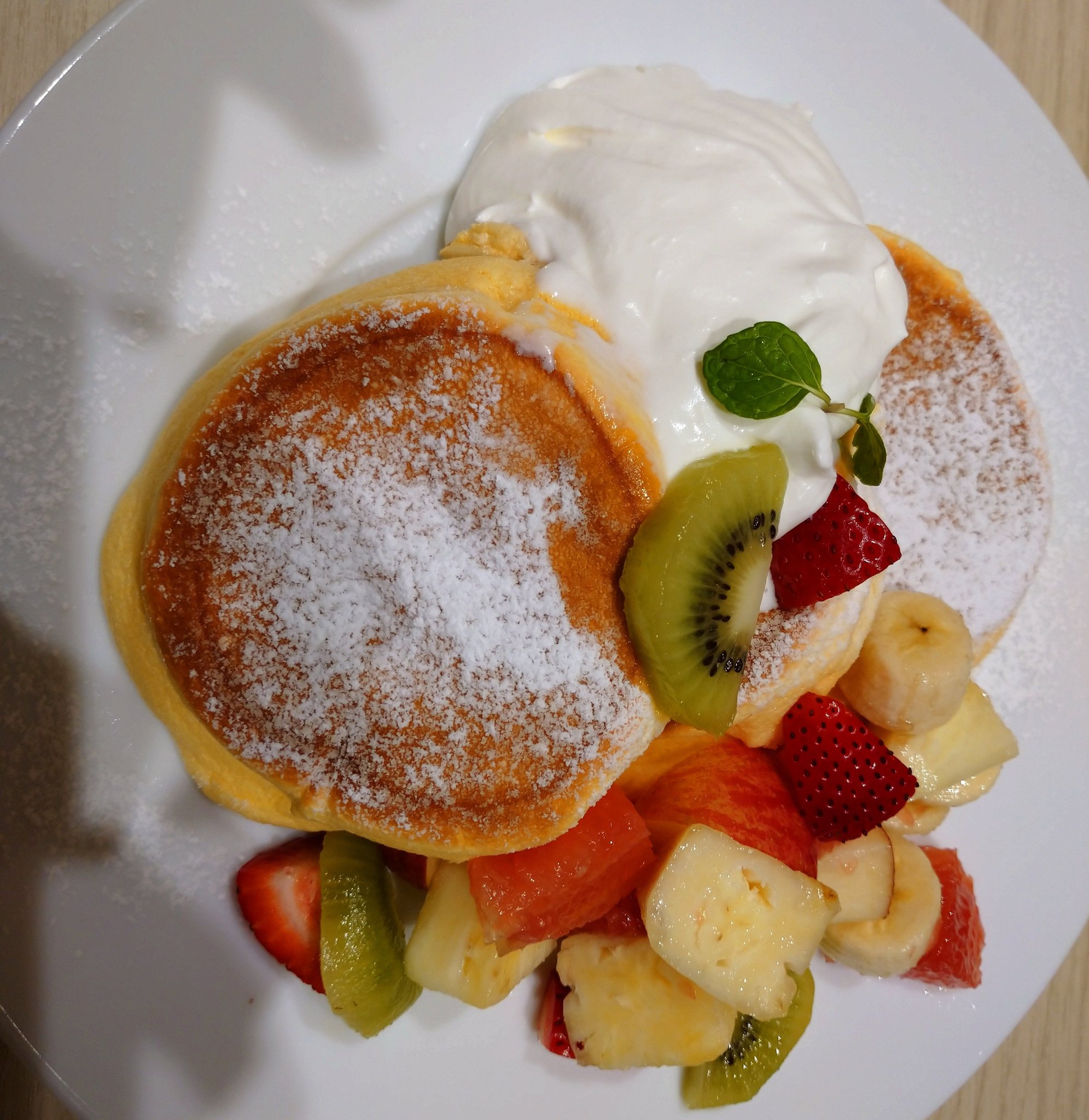 柚め 幸せのパンケーキ食べに来た ふわっふわー 幸せのパンケーキ 横浜元町中華街 T Co Ngw0dfhvvx Twitter