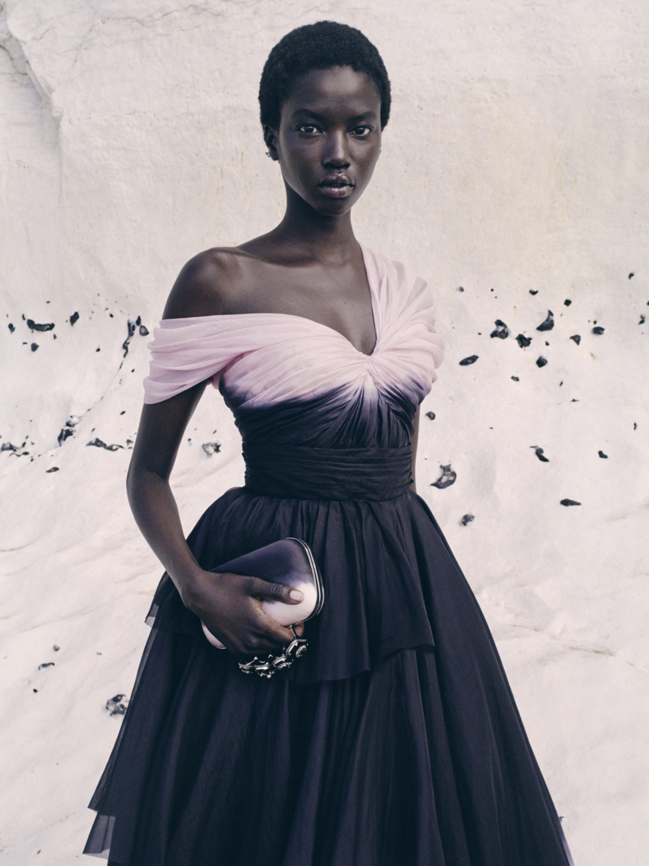 Mcqueen sales black dress