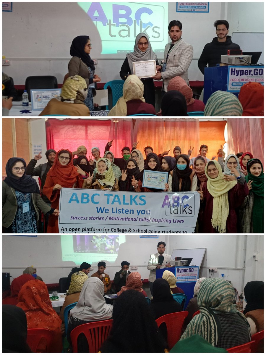 abctalks21's tweet photo. #Youth Empowerment Platform

Weekly Seminar And Quiz Programe Organised by Abc Talks at Think &amp; Win Technologies Kulgam

#Program_Highlights

#thinkwintech #abctalks #youth #talent #kashmir #kulgam #srinagar #anantnag #newpost 

@DcKulgam  @KulgamA @uwitalks @OfficeOfLGJandK https://t.co/W6alAUDtak