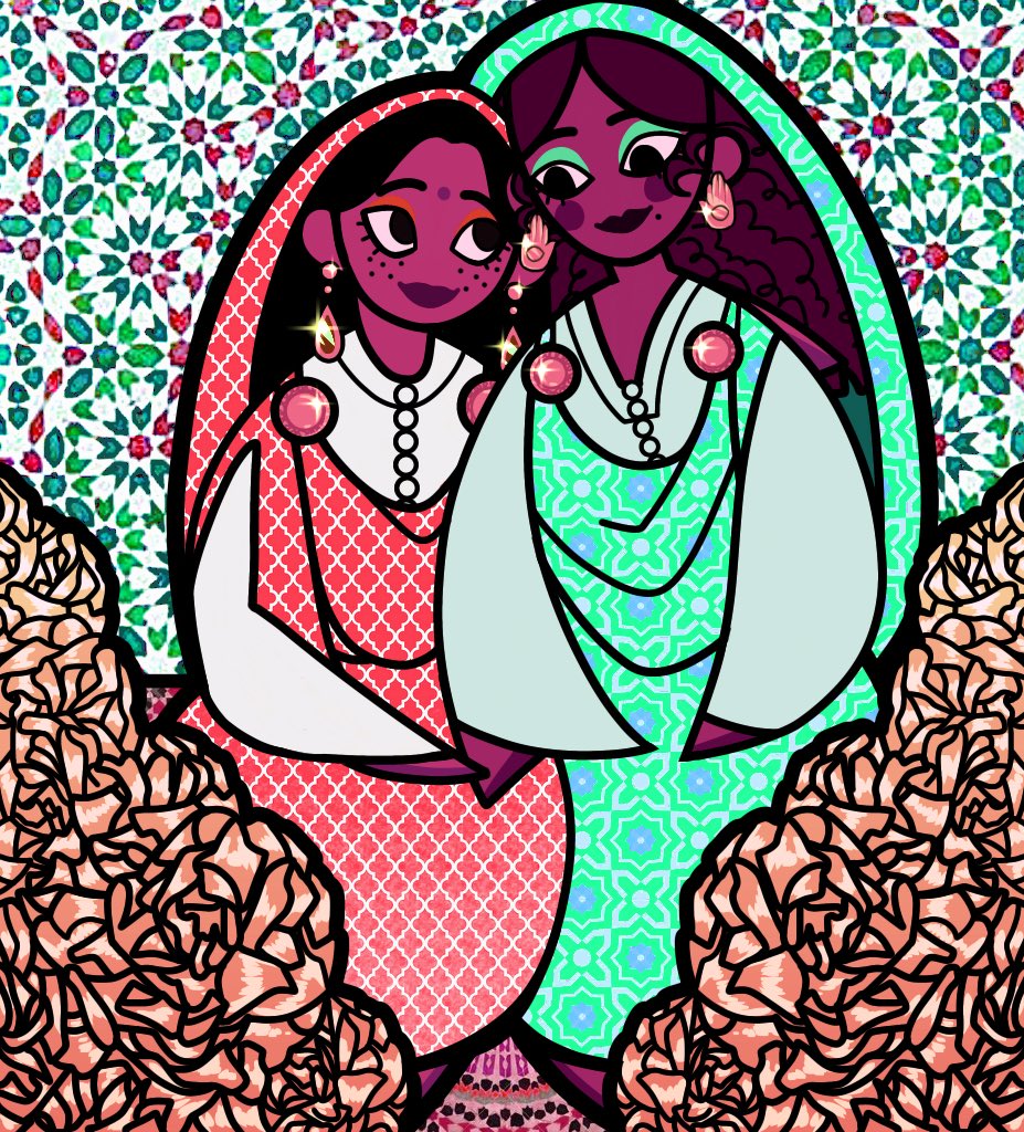 dimalluz's tweet photo. #artmazigh weewoo, here’s two of my best pieces for the event🚶‍♀️ https://t.co/vxupcRSi6k
