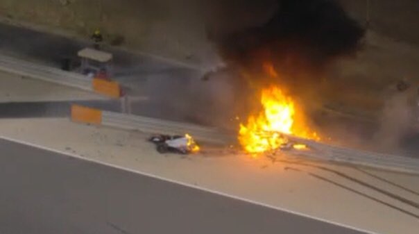 ElieRizkF1's tweet photo. Terrifying crash. I’m shocked. https://t.co/f7ktgFoHIj