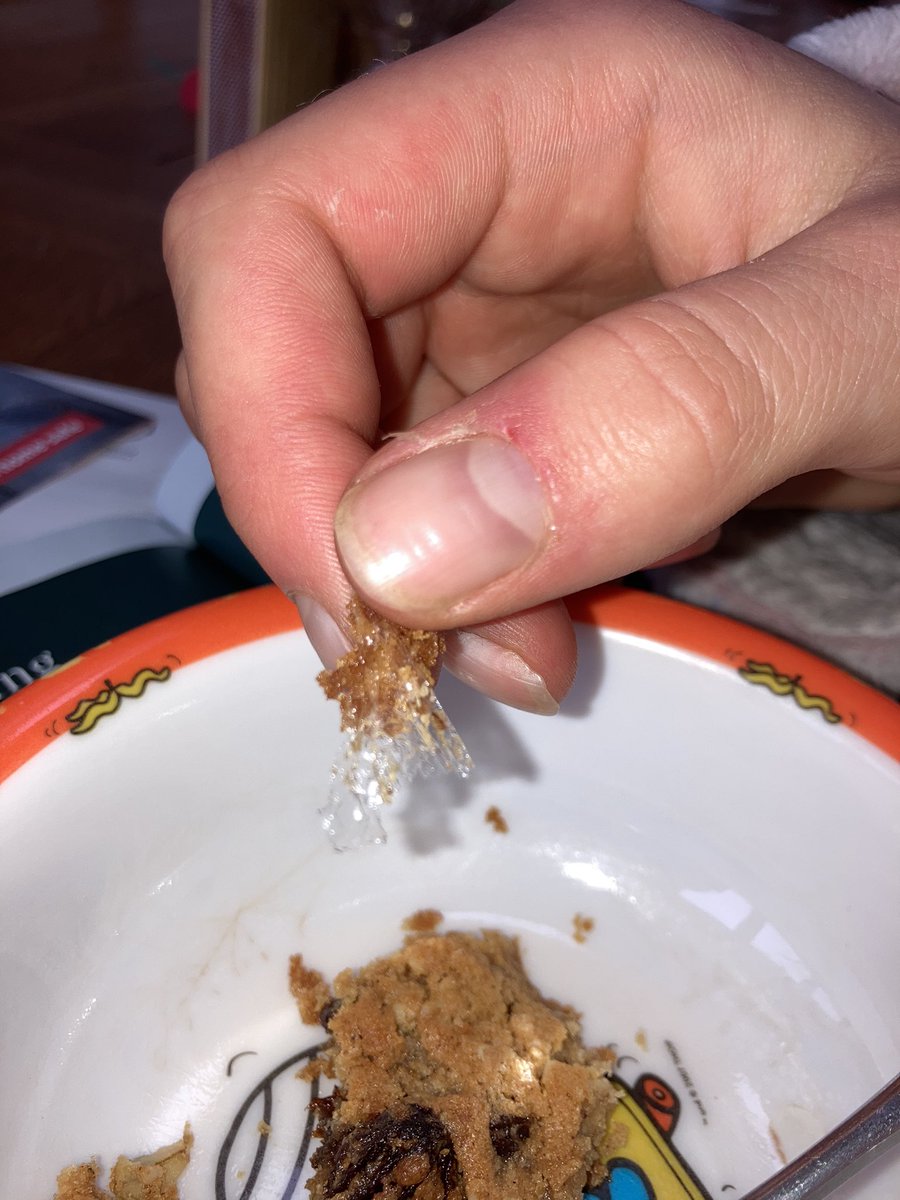 Daizells's tweet photo. @coopuk I was enjoying one of your oatmeal raisin cookies when I discovered a piece of plastic in it!!! https://t.co/Un1Ocaq32k