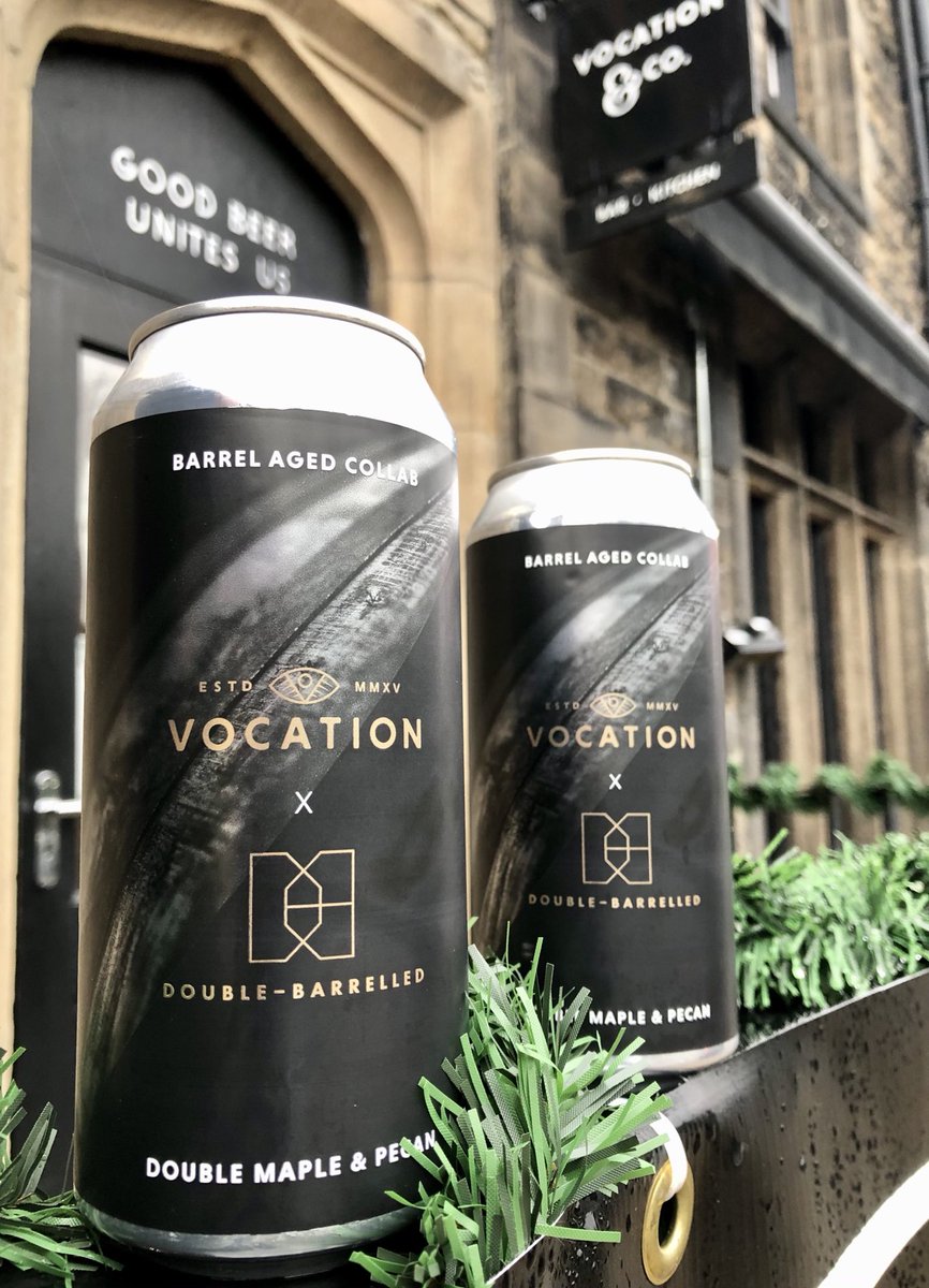 👀👀 ⁦⁦<a href="/vocationbrewery/">Vocation Brewery</a>⁩ X Double Barrelled  BA double maple &amp; pecan stout 

Available now For take out 🙌
FRIDAY 4-7
SATURDAY &amp; SUNDAY 12-5