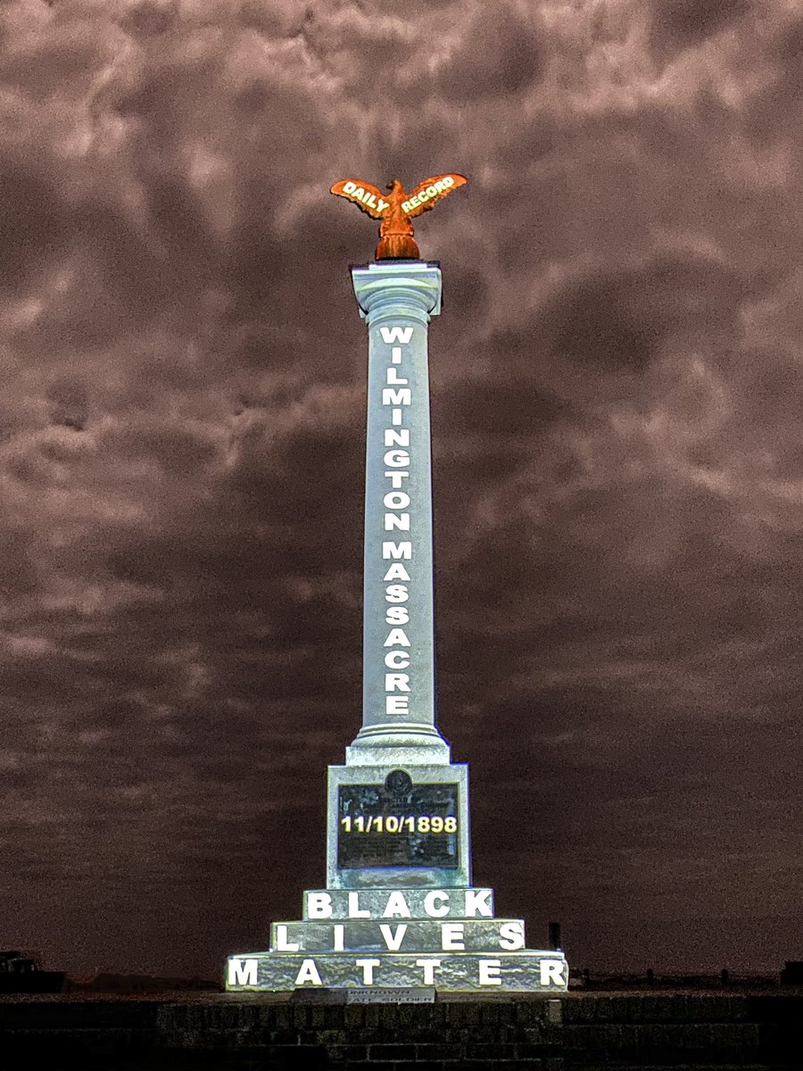 Quick mapping on the ft fisher confederate monument last night in Kure Beach NC. Historic civil war battle site, and also located right outside the city where the Wilmington massacre occurred 11/10/1898, white supremacist overthrew a duly elected fusionist gov’t. Google it.