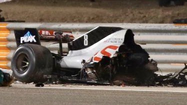 This is the first time in my career that I don’t give a fuck ending up with half a car. 😱 I applaud the halo, the F1 safety rules and the immediate responding stewards!

#BahrainGP 🇧🇭 #F1