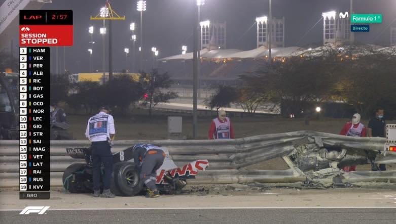 t_vallenthini's tweet photo. I‘m still speechless 😐
Very happy that @RGrosjean is Ok after this horrific crash.
We can be happy for the safety standards in F1 🙏🏻 #fia https://t.co/xWMFxwZmz4