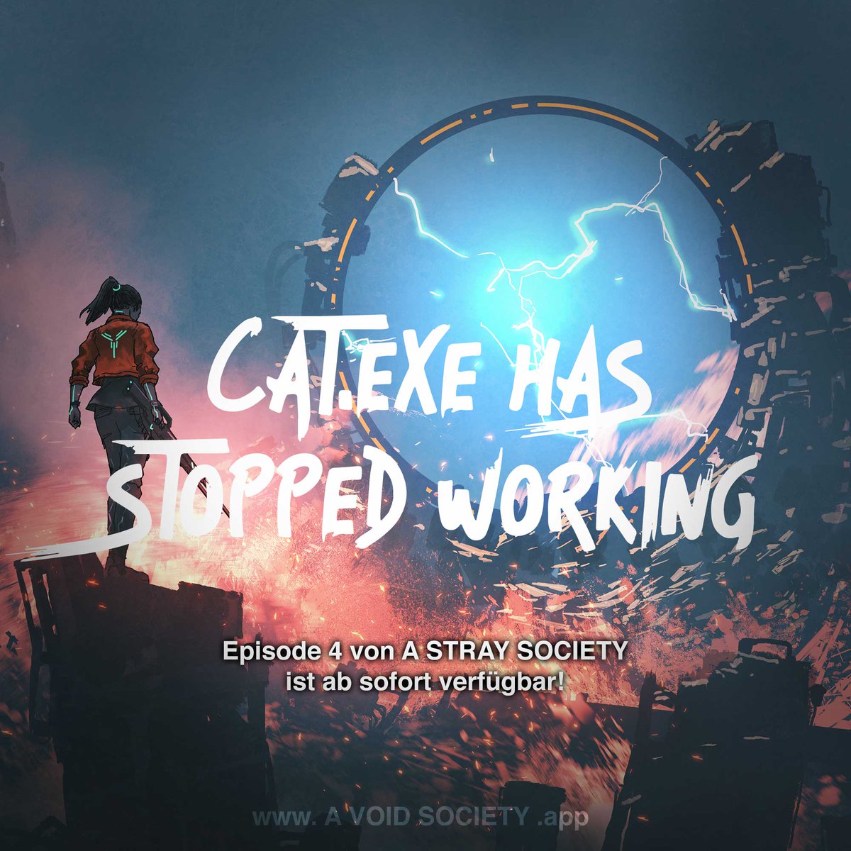 TheParallaxApp's tweet image. [[[ NEUE EPISODE ]]] Die 4. Folge von &quot;A STRAY SOCIETY&quot; ist da! --&amp;gt; &quot;Cat.exe has Stopped Working&quot; --&amp;gt; Viel Vergnügen!