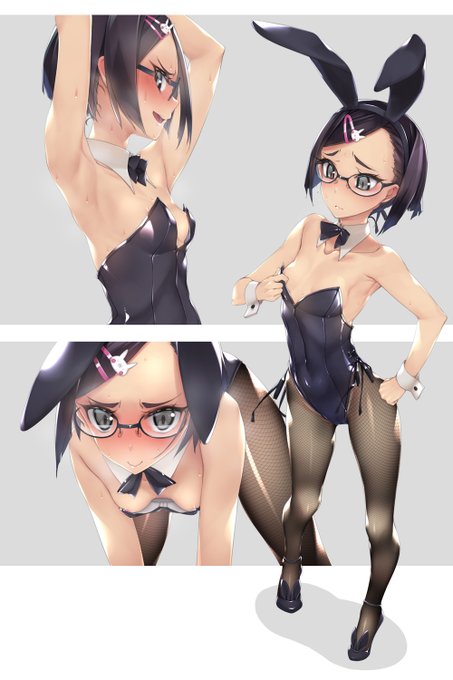 49『立ち向かうメガネバニー』
貧乳でも頑張る! 