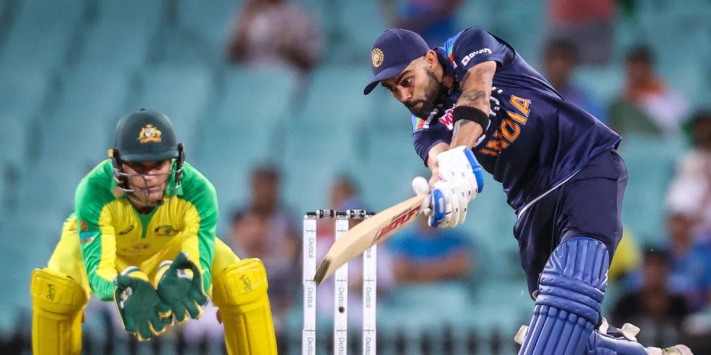 ICC's tweet photo. 22,000 international runs for Virat Kohli 🤯

Describe this cricketer in one word 👇 https://t.co/wPH6ELCUmV