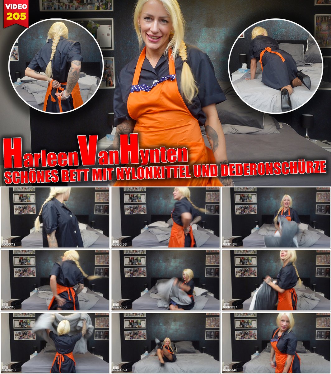 haushaltsmode's tweet image. WERBUNG
Sexy @HarleenVHynten im geilen schwarzen #Nylonkittel und leuchtend orangener #Dederonschürze beim Bett machen. Ein Traum wie sie ihren Nylonbekittelten Hintern vor die Kamera streckt.

Zum Video: t1p.de/05fs
#apron #nylon #nylonfetisch #maid #smock #fetisch