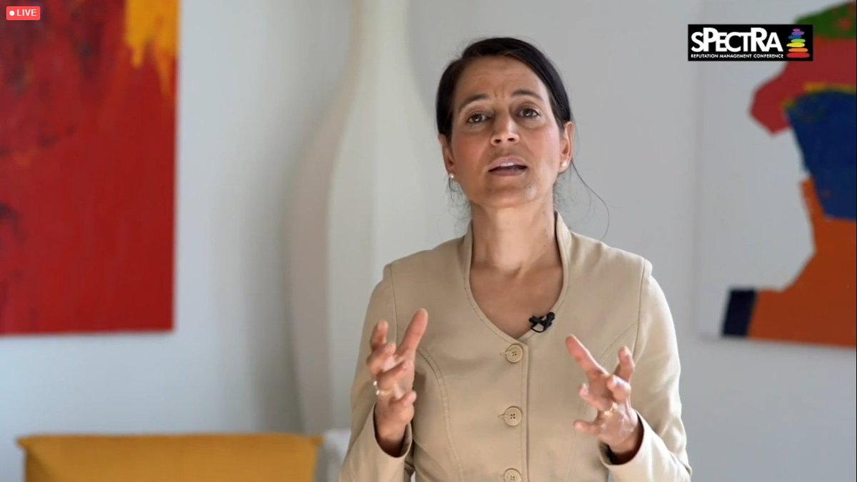 ChizukLkr's tweet photo. "A companies value is 90% is untaggable assets, and Reputation is a huge chunk of that" - Sabia Schwarzer
@sabiaschwarzer @Allianz
#RTSPECTRA #ReputationTalks https://t.co/iicZoKCwes