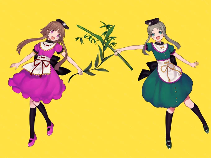 「トランスダンスアナーキー」動画絵の丁礼田舞と爾子田里乃です

【東方ヴォーカルPV】トランスダンスアナーキー【暁Records公式】 https://t.co/oEaYux3yI7 @YouTubeより 
