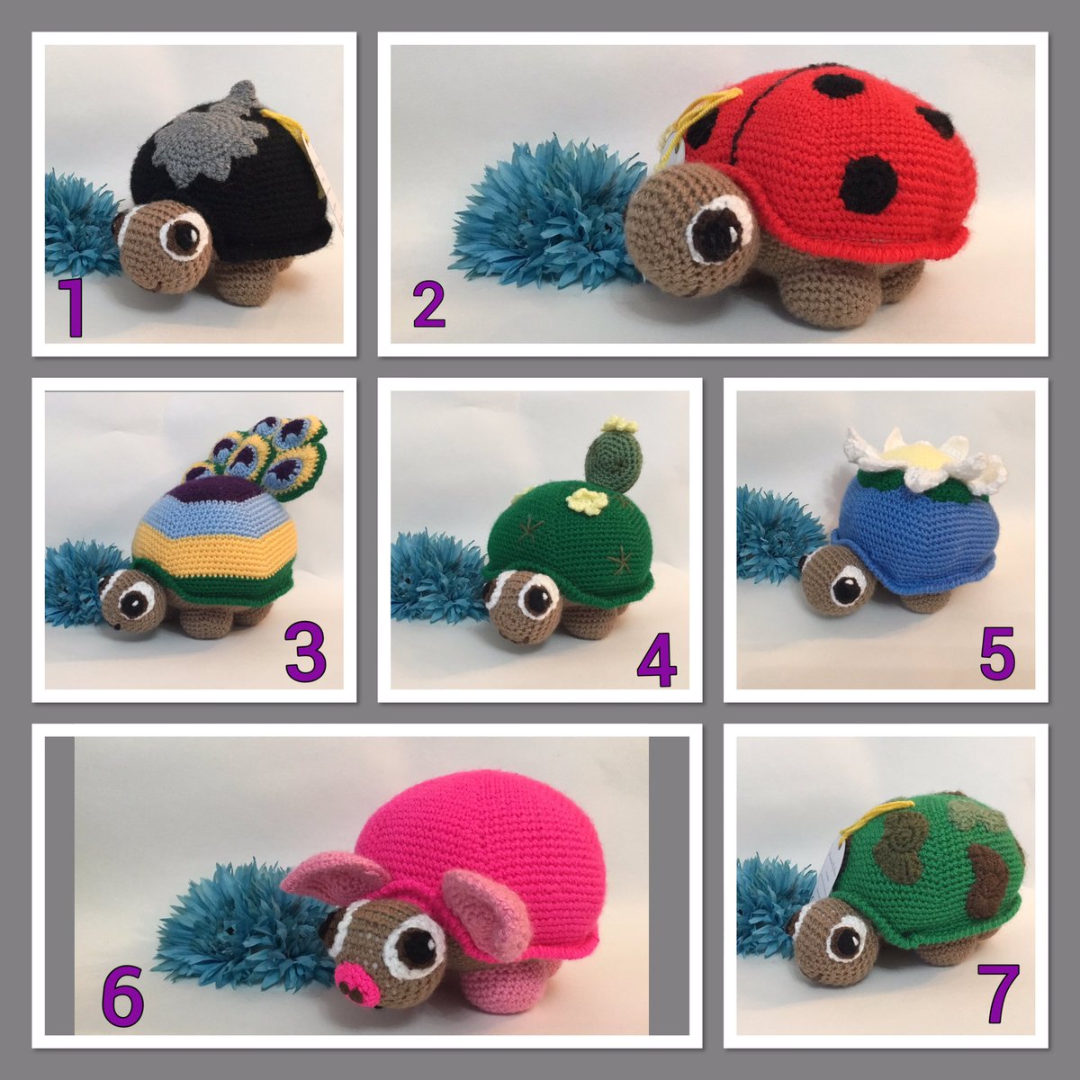 by_louisa's tweet photo. In need of a hug and a smile? Or know someone who does? Then these are just for you one of each ready to post FROM £22 each +p&amp;p #CEtested message me to order. #buyhandmade #christmasgifts #giftideas #crochet #tortoise #shopsmall #handmade https://t.co/9Mw08h4CGa