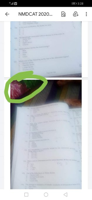 nimra1080nimra's tweet photo. MORE PICS ON LEAK #Mdcatpaperleak https://t.co/smufjsR5uS