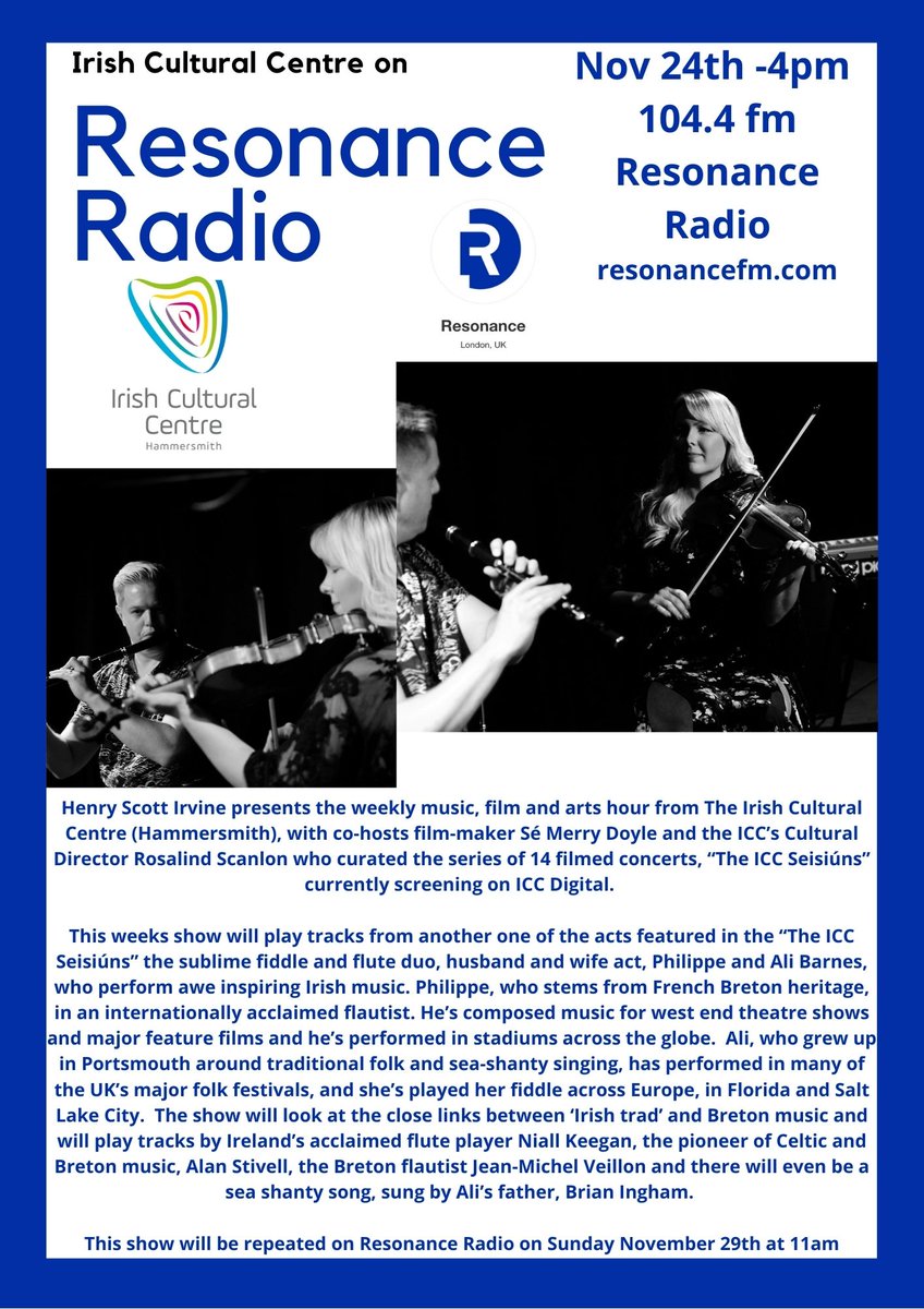 The Irish Cultural Centre tweet media