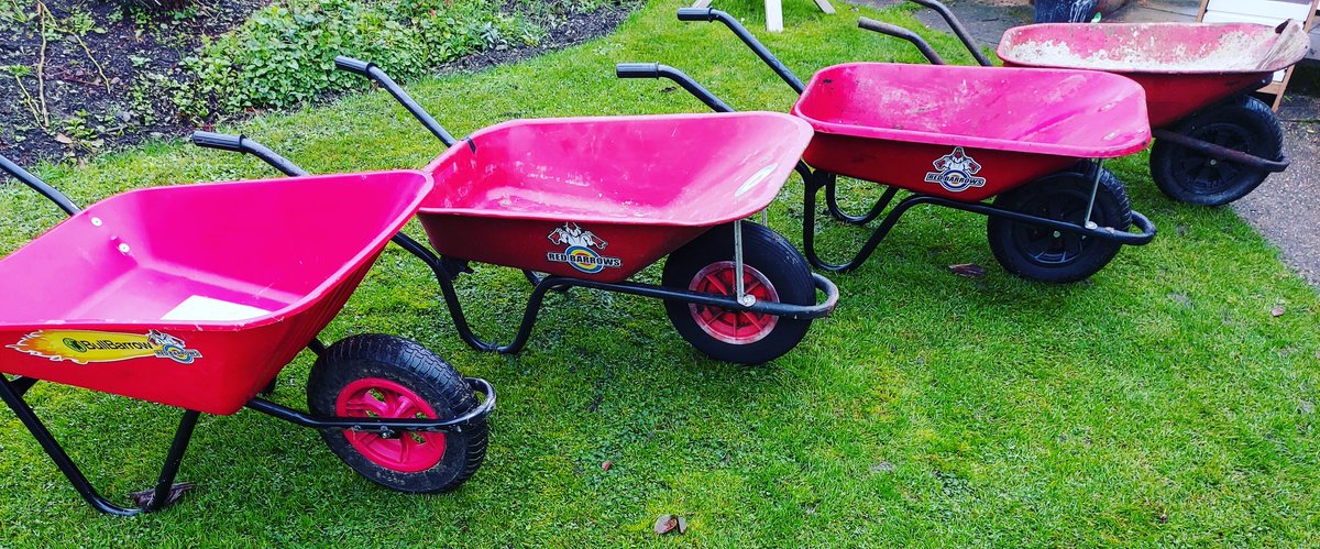 2018 Red Barrow retired and added to a long list of loyal machines. The lightest of the Barrows to date helped raise many £££ for charity. Tally Ho! #redbarrows