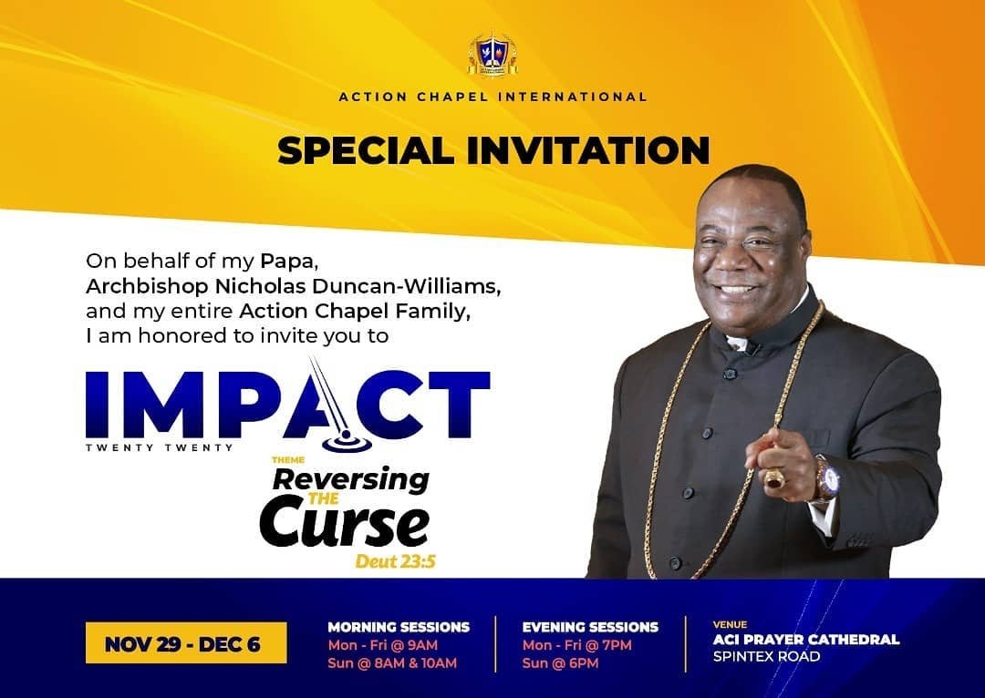 MyDominionTV's tweet photo. #IMPACTISHERE 🙌🏽🙌🏽 retweet this flyer below and invite friends, family, and loved ones to IMPACT 2020!
#startingtonight #sundayvibes https://t.co/oliq7Fzs7H