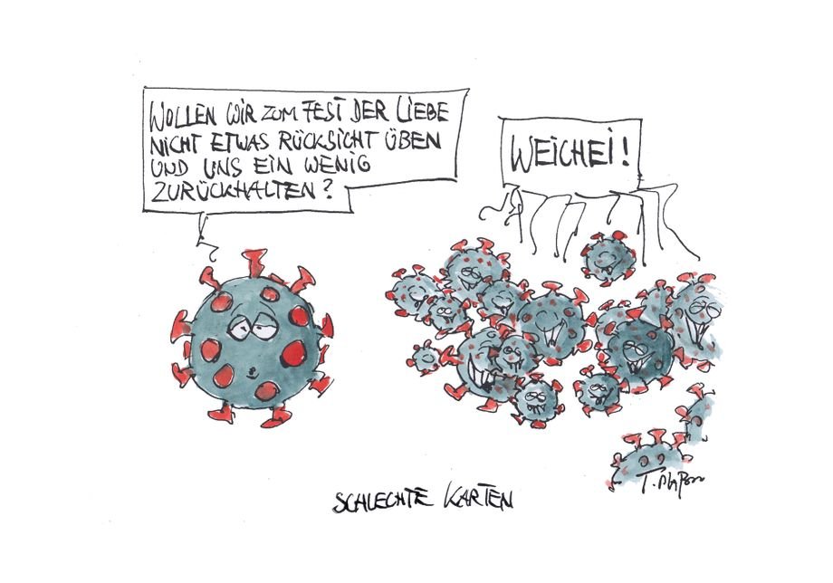 TAltgeld's tweet photo. #VirusWeihnachten.... von #Plassmann https://t.co/9yjDejkyQt