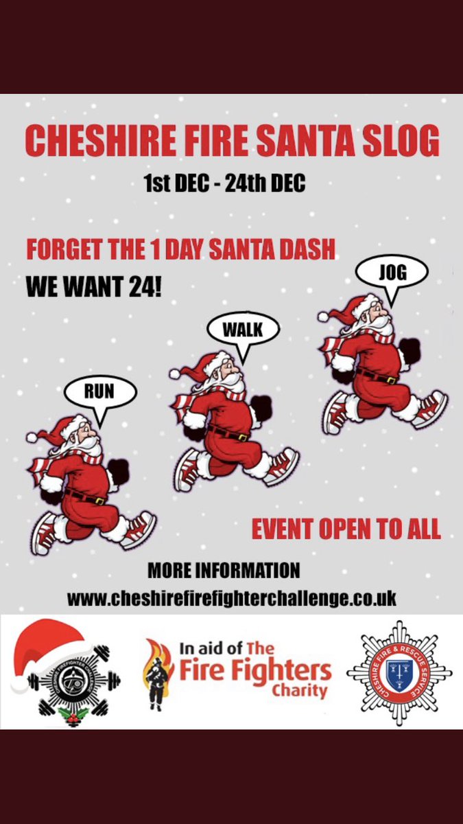 CFRSLimitless's tweet photo. Our registrations are in! We have 4 Limitless teams signed up for the #cheshirefiresantaslog #thenaughtylist #limitlesssparkle #santasmagicalchristmasballs #theresnolimit @cheshirefrs @Cheshirefirefi1 @firefighters999 💪🏽🧑🏽‍🎄 https://t.co/ifKL7njD2x